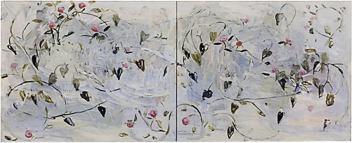 chränzli, öl auf leinwand, 81x198