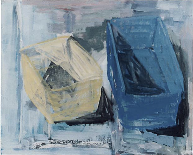 wäschzüber, öl auf leinwand, 83x99