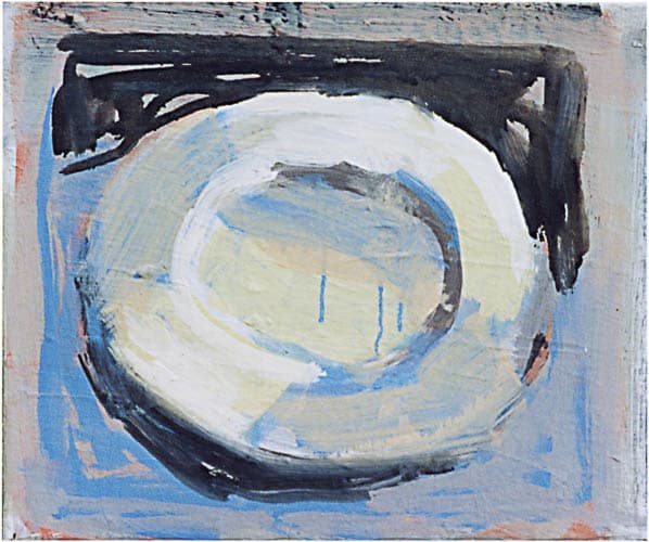 einfache dinge, öl auf leinwand, 27x32