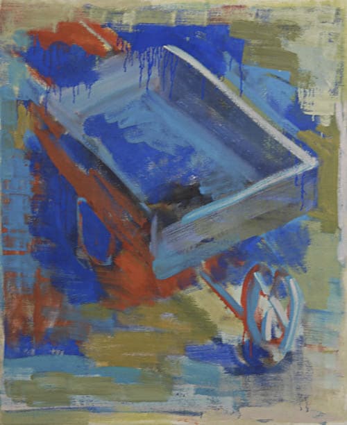 garette, öl auf leinwand, 91x65