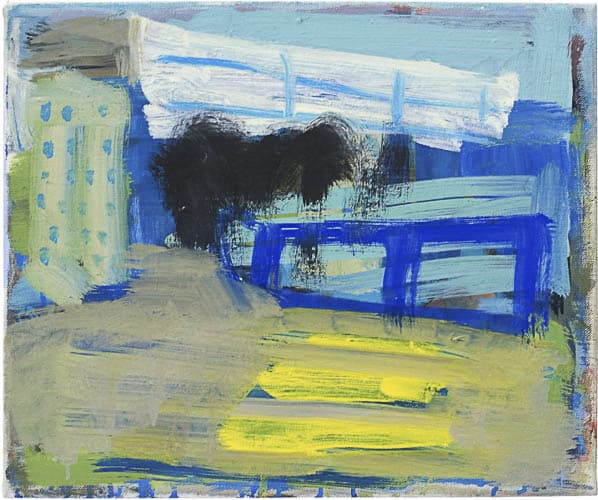 quartier, öl auf leinwand, 31x37