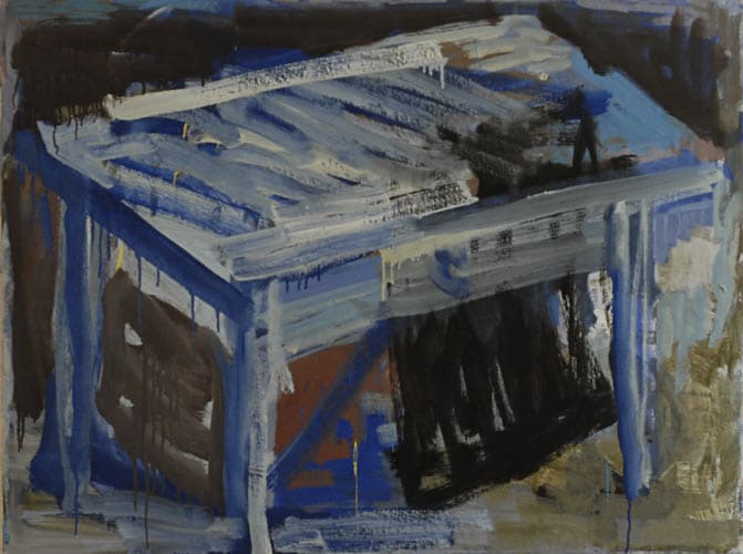 tisch, öl auf leinwand, 61x85