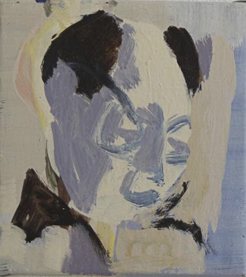 portrait, öl auf leinwand