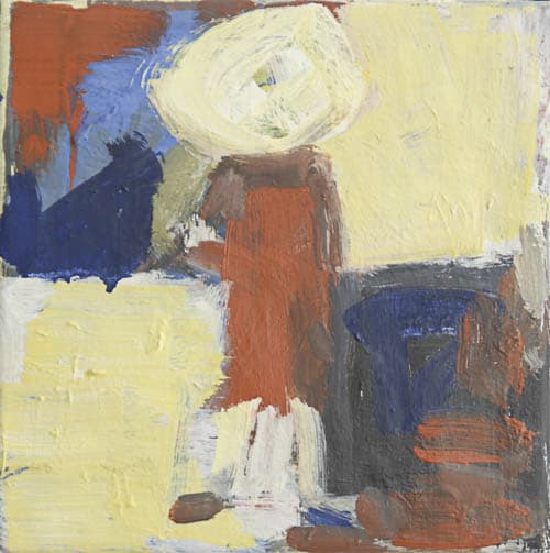 kleines schirmbild, öl auf leinwand, 20x20