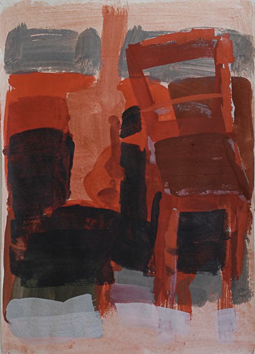 hotel, kleisterfarbe auf papier, 70x50