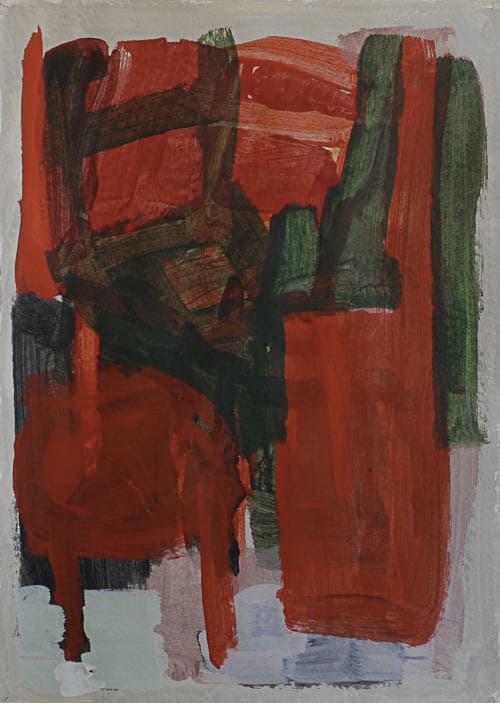 hotel, kleisterfarbe auf papier, 70x50