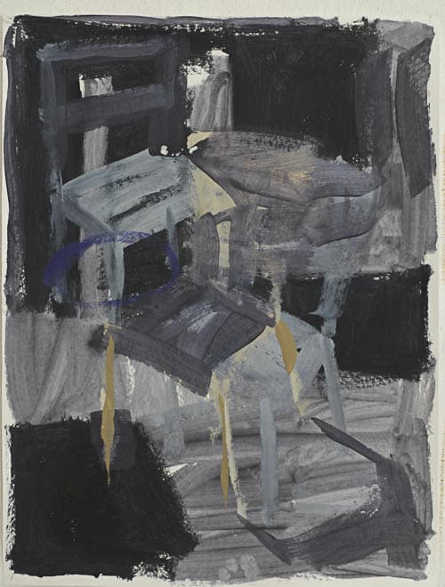 'Hotel', 2012__Gouache auf Papier, 90x70 cm