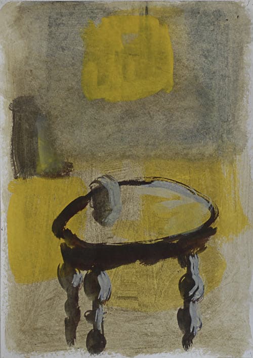 'Hotel', 2012__Gouache auf Papier, 35x45 cm