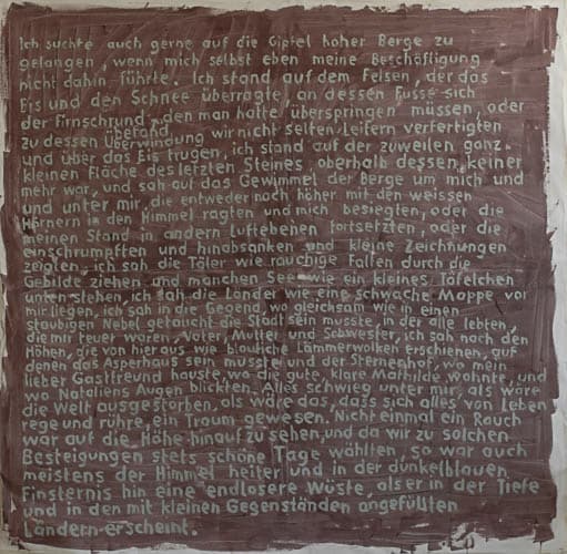 stifter nachsommer, öl auf leinwand, 180x200