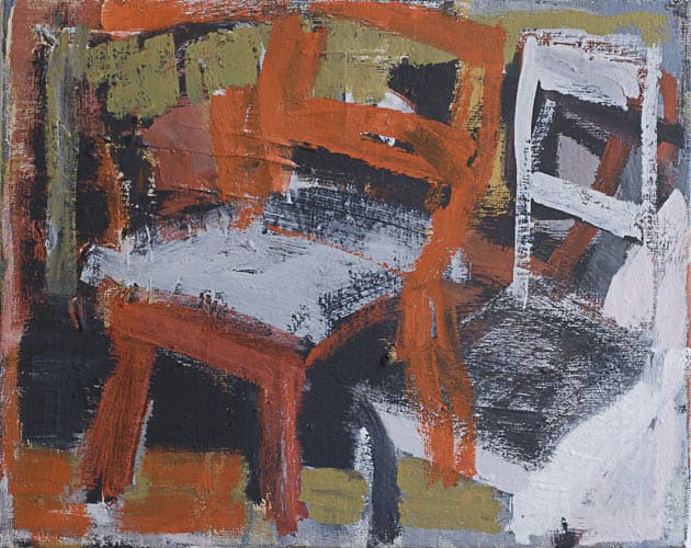 hotel, öl auf leinwand, 40x50