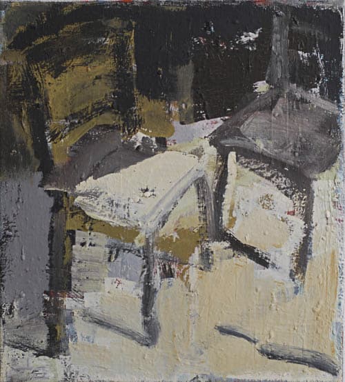 hotel, öl auf leinwand, 50x40