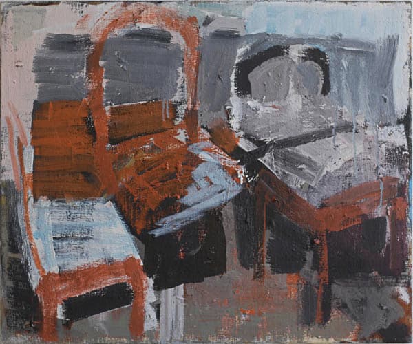 hotel, öl auf leinwand, 51x61