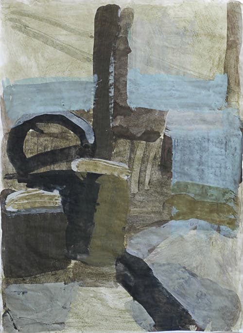 hotel, gouache auf papier, 70x50