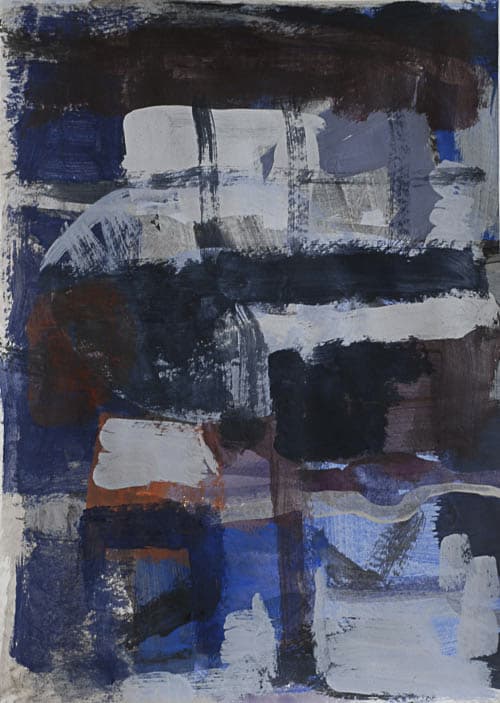 hotel, gouache auf papier, 70x50