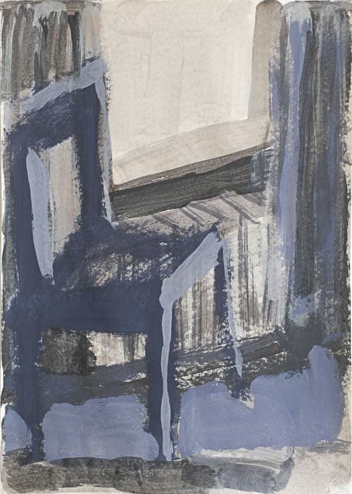 hotel, gouache auf papier, 70x50