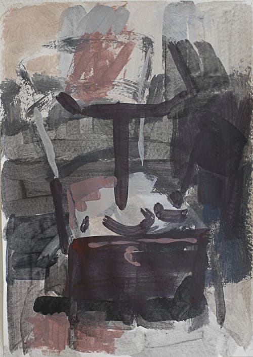 hotel, gouache auf papier, 70x50