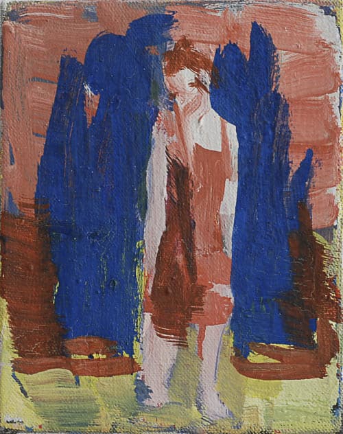 meitschi, öl auf leinwand, 25x20