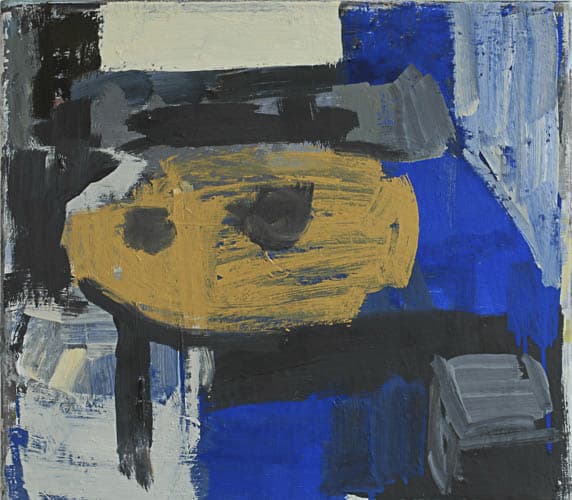 hotel, öl auf leinwand, 40x45