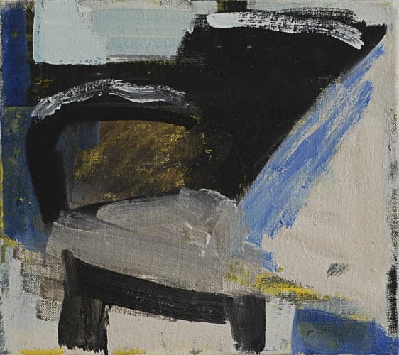 hotel, öl auf leinwand, 40x45