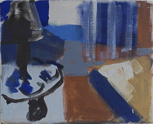 hotel, öl auf leinwand, 40x50