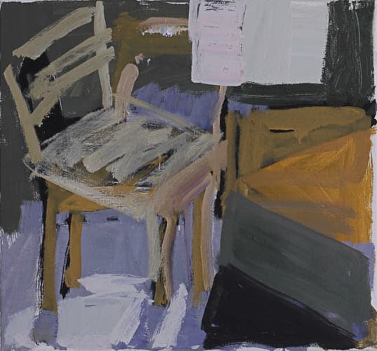 hotel, öl auf leinwand, 42x45