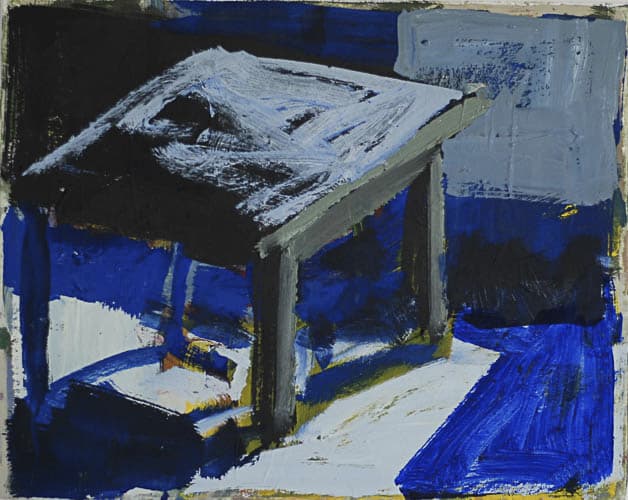 hotel, öl auf leinwand, 40x45