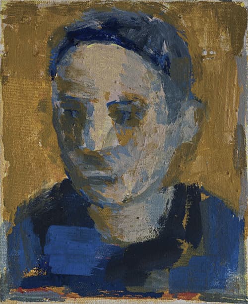 portrait, öl auf leinwand, 30x25