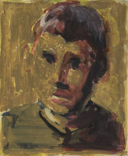 portrait, öl auf leinwand, 30x25