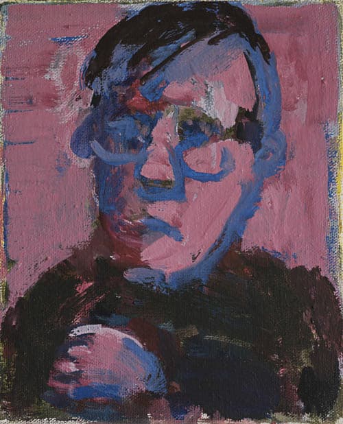 portrait, öl auf leinwand, 30x25