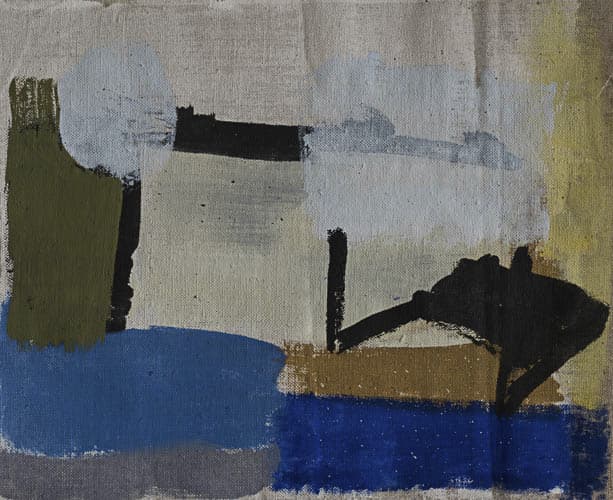 zeichen, öl auf leinwand, 25x31