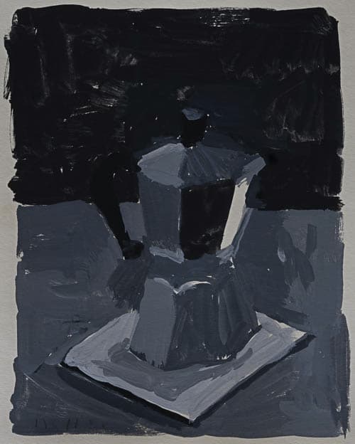 bialetti, gouache auf papier, 18x14