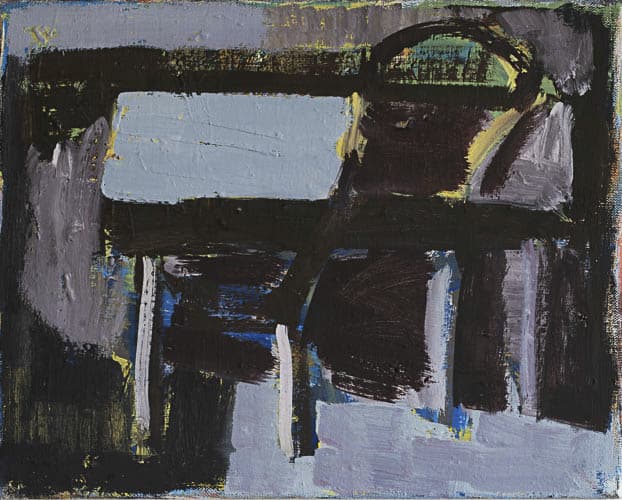 hotel, öl auf leinwand, 40x50