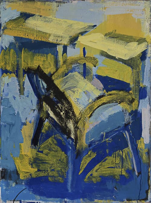 hotel, öl auf leinwand, 80x60