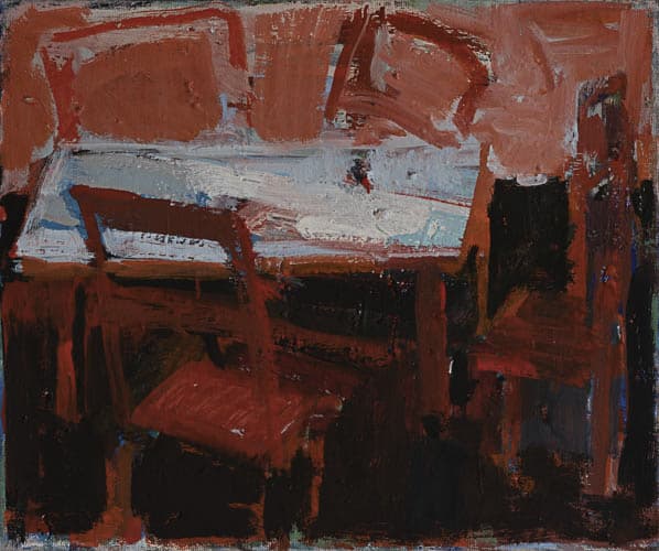 hotel, öl auf leinwand, 50x60