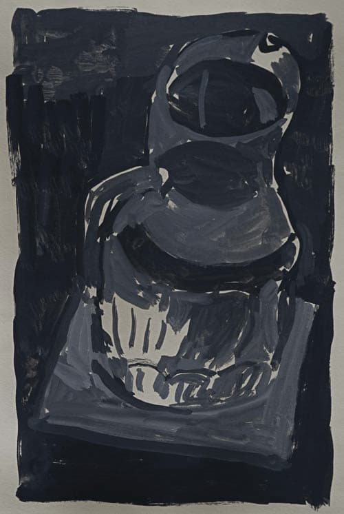 wasserkrug, gouache auf papier, 23x16