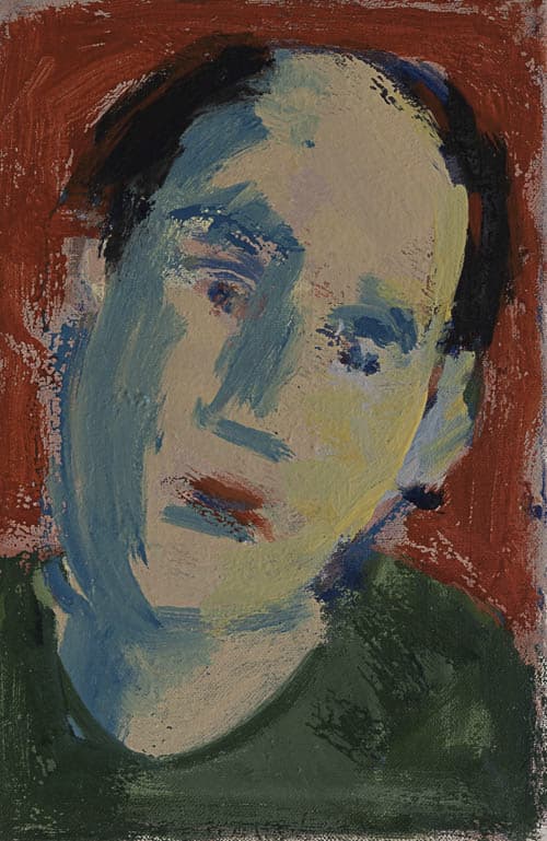 zugportrait, öl auf leinwand, 30x20