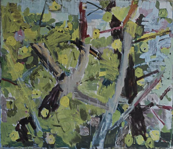 apfelbild, 2019, oel auf leinwand, 120x140