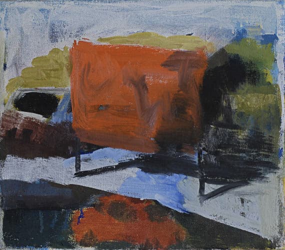 quartier, 2019, öl auf leinwand, 30x40